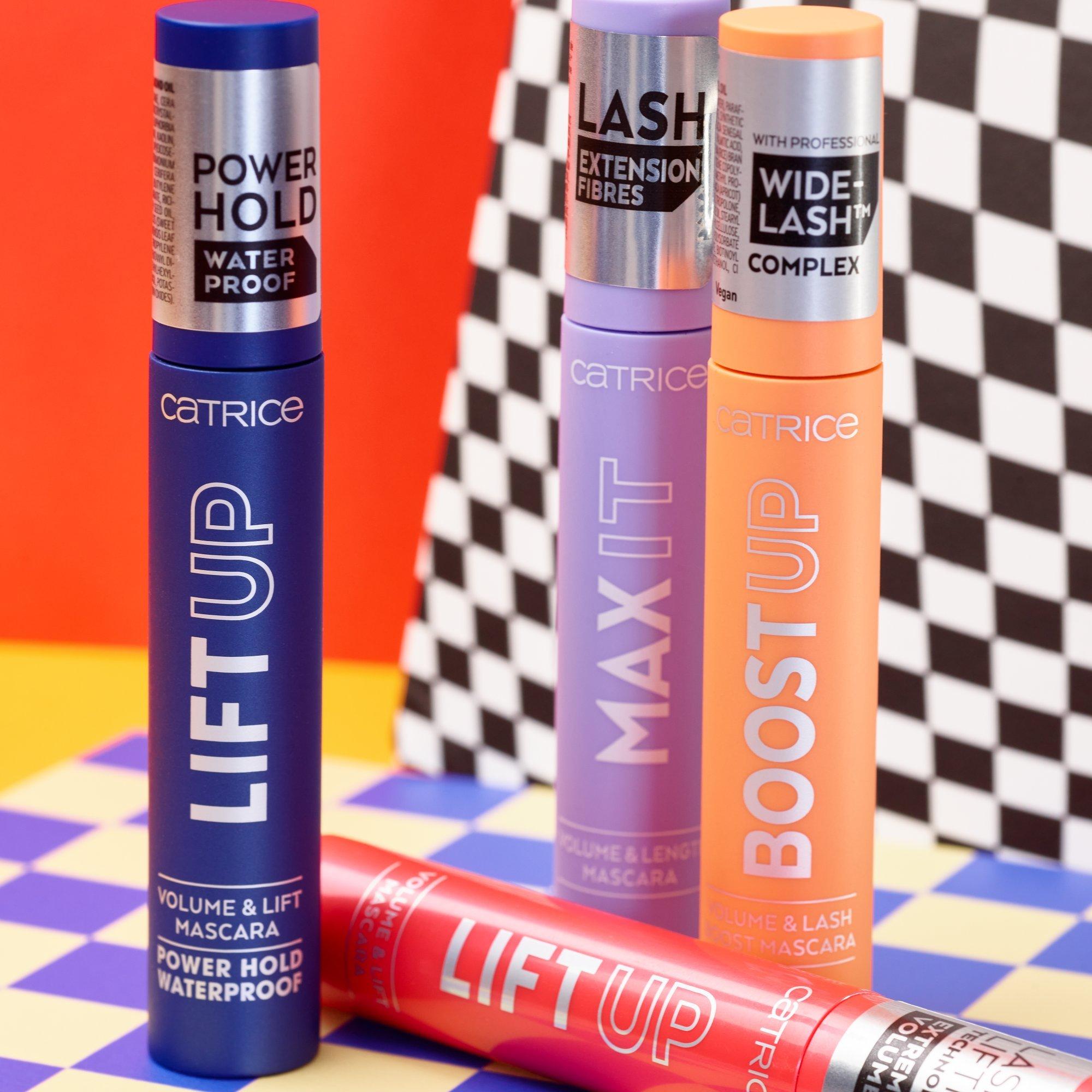 LIFT UP Volume & Lift Mascara Power Hold ūdensnoturīga skropstu tuša