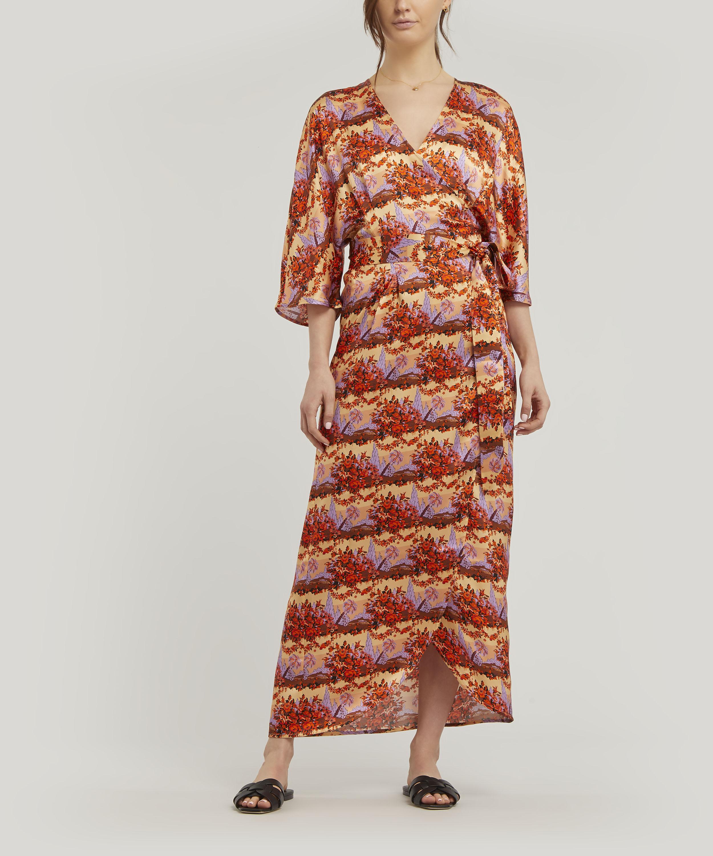 Liberty - Dina Silk Wrap Dress image number 2