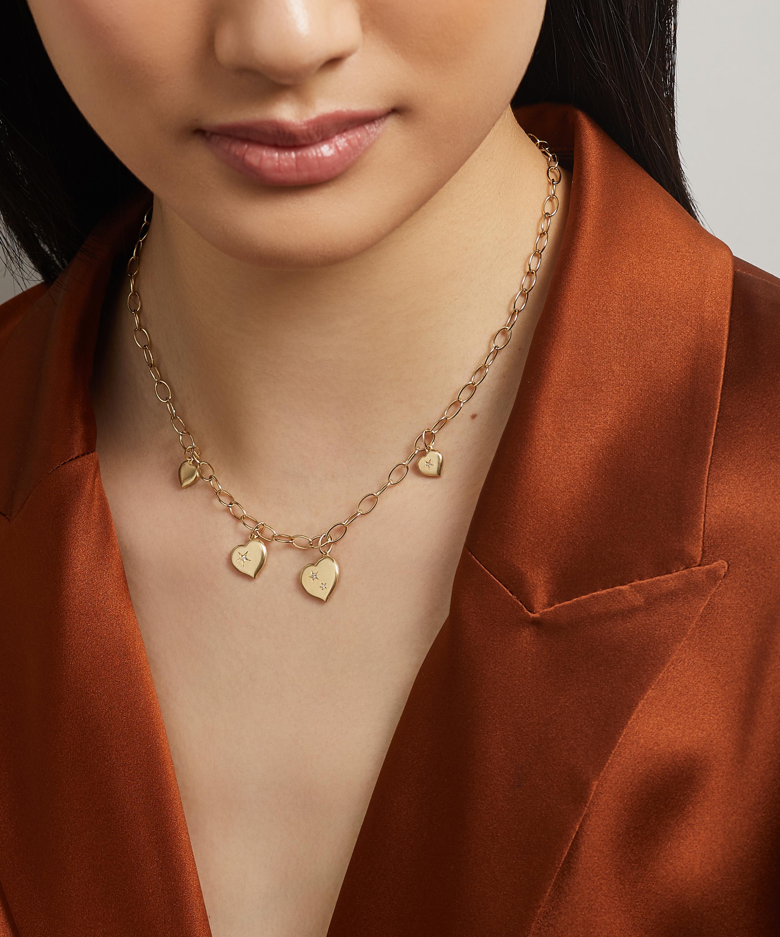 Liberty - 9ct Gold Plain Link Chain Necklace image number 3