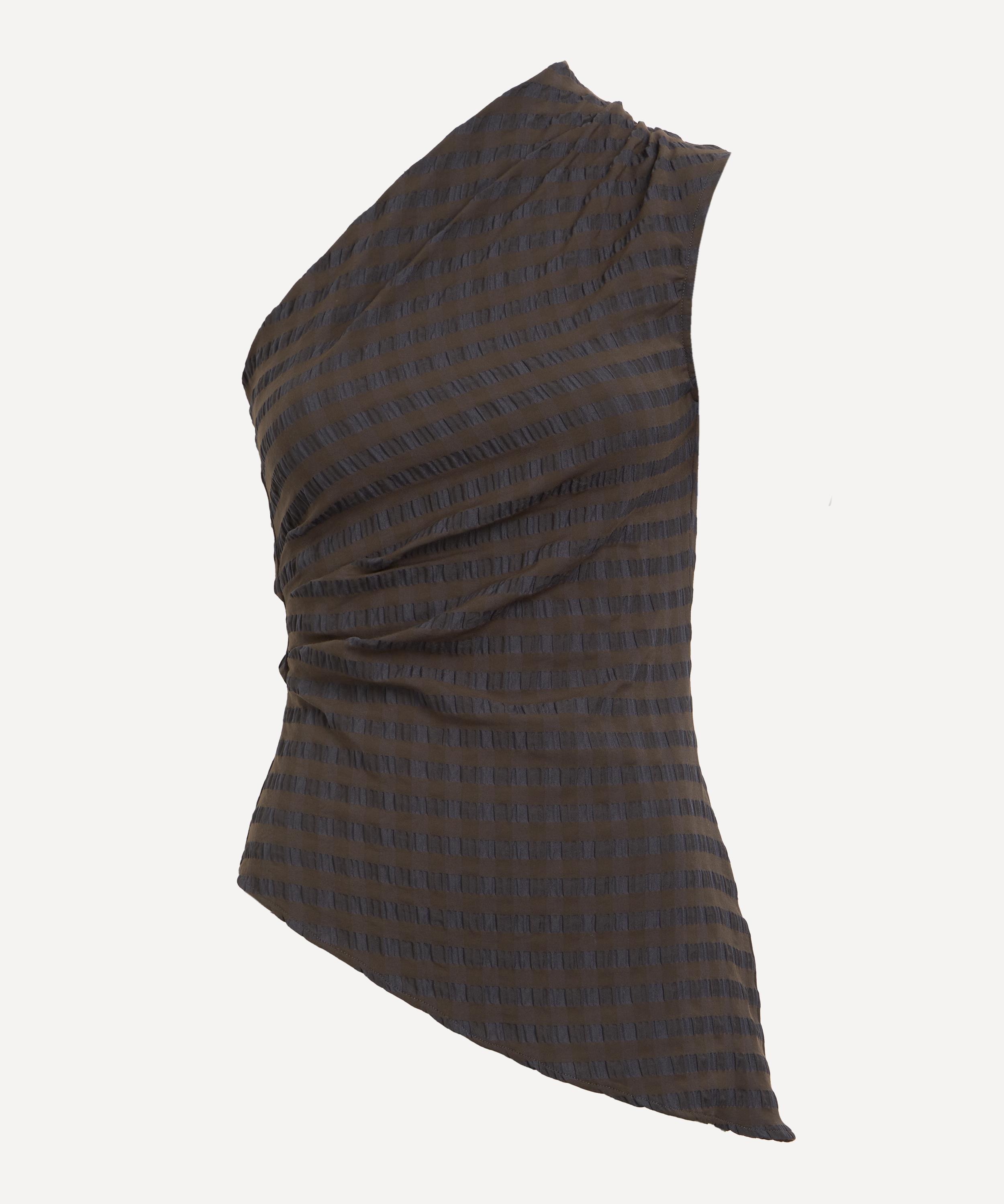 Paloma Wool - Win Seersucker Asymmetric Top