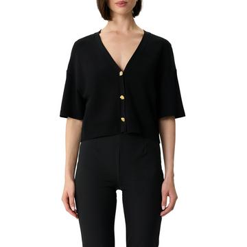 Veste longue en tricot, manches longues