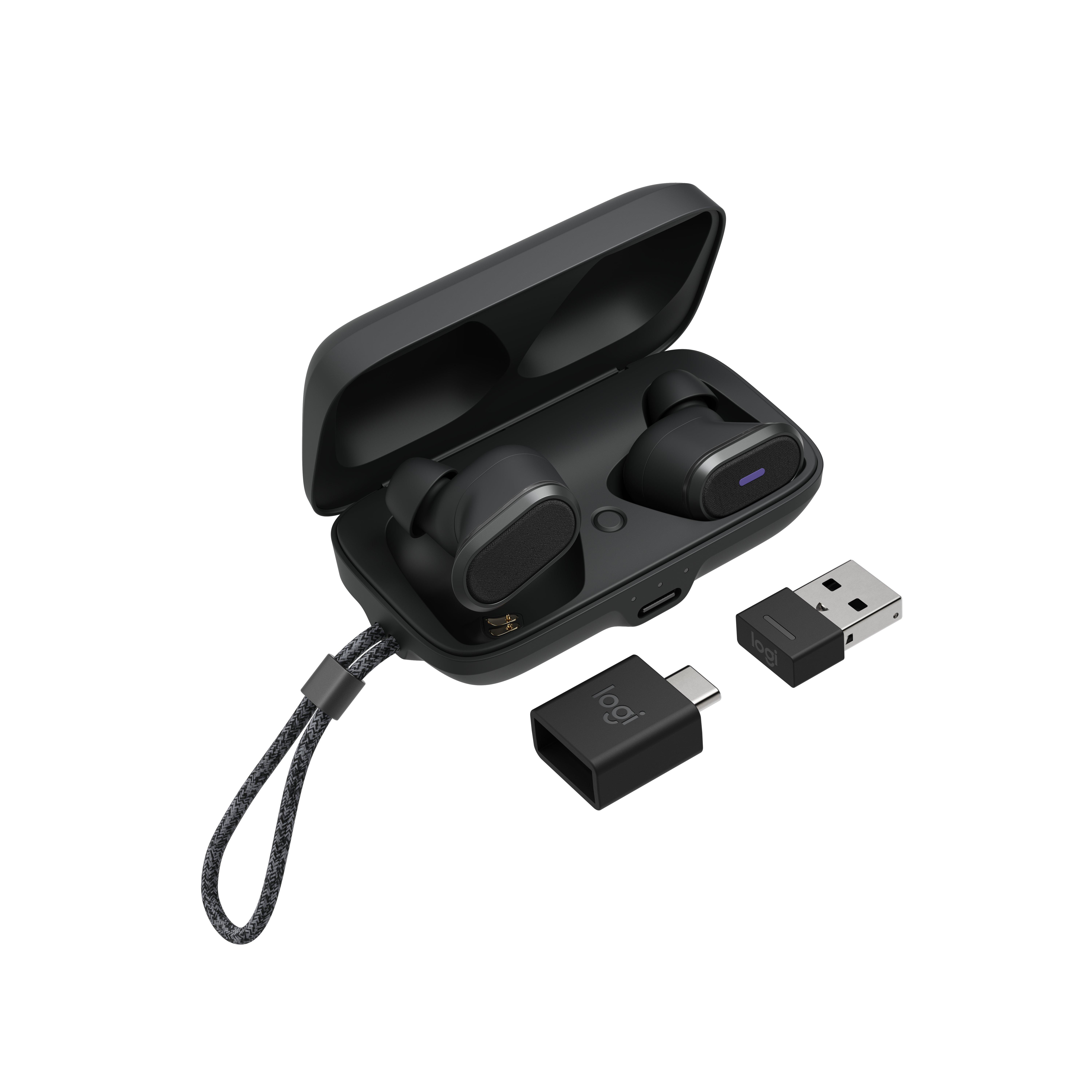 Logitech  Logitech Zone Kopfhörer True Wireless Stereo (TWS) im Ohr AnrufeMusik Bluetooth Graphit 