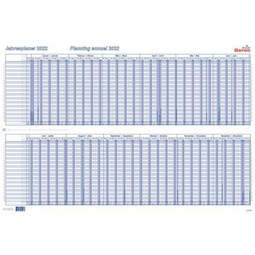 BEREC Jahresplan 90x60cm B 5702 TF/22 2022, blau