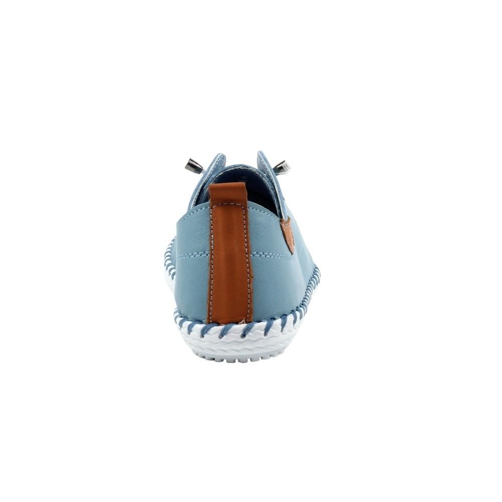 Lunar  Leinenschuhe St Ives, Leder 