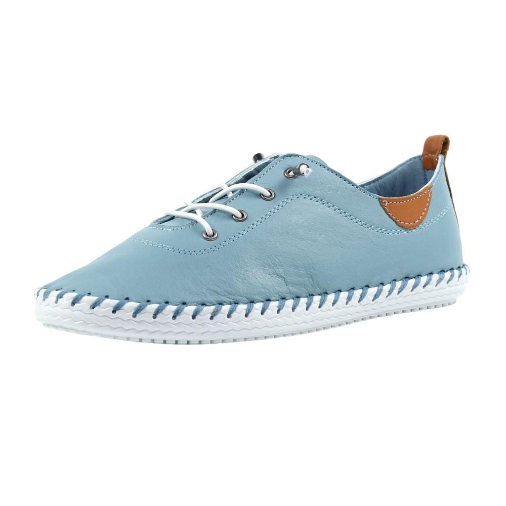 Lunar  Leinenschuhe St Ives, Leder 